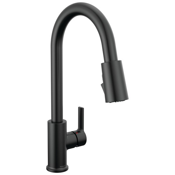 Peerless Flute Single Handle Pulldown Kitchen Faucet P7912LF-BL